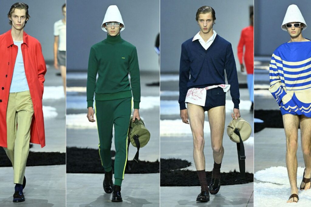 Coleção primavera - verão da Prada no Milão Fashion Week